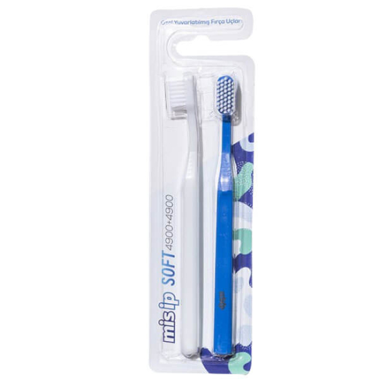  Misip Soft 4900 Ekstra Yumuşak Diş Fırçası 1+1 - 1