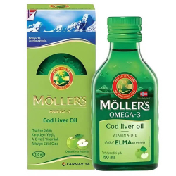 Möllers Omega 3 Balık Yağı 150 ml Elma Aromalı