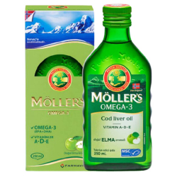 Möllers Omega 3 Balık Yağı 250 ML Elma Aromalı - Möllers Balık Yağı