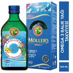 Möllers - Möllers Omega 3 Balık Yağı 250 ML Tutti Frutti Aromalı Möllers - Möllers Omega 3 Balık Yağı 250 ML Tutti Frutti Aromalı