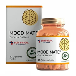 Mood Mate Safran Ekstresi İçeren Takviye Edici Gıda 30 mg 30 Çiğneme Tableti - Anti Natural