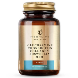 Moon Life Glucosamine Chondroitin Collagen Boswella MSM 60 Tablet - Moon Life