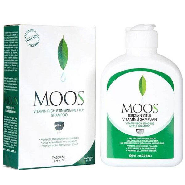 Moos Isırgan Otlu Şampuan 200 ML Dökülme Önleyici Şampuan
