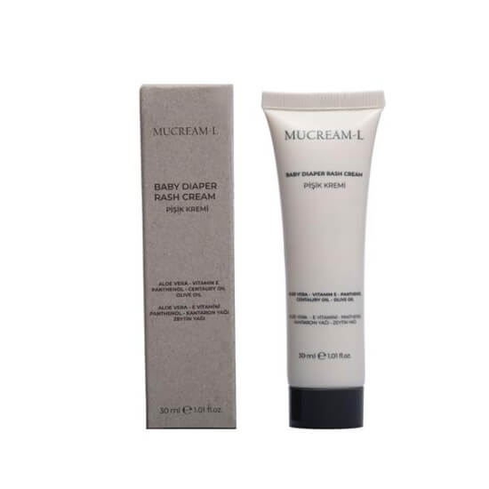 Mucream L pişik kremi 30 ml tüp, aloe vera, E vitamini, panthenol, kantaron yağı ve zeytin yağı içerikli- 1