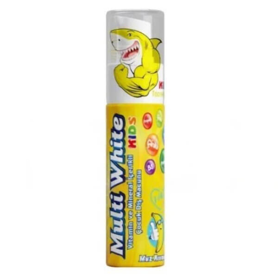 Multi White Diş Macunu Çocuklar İçin Muz Aromalı 50 ml - 1