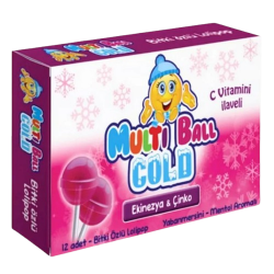 Multiball Cold Ekinezya Çinko Lolipop 12 Adet - Multiball