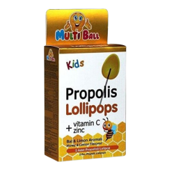 Multiball Kids Propolis Bal ve Limon Aromalı Lolipop 5'li - Multiball