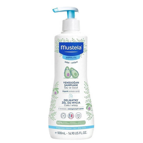 Mustela Gentle Cleansing Gel 500 ML Yenidoğan Şampuanı
