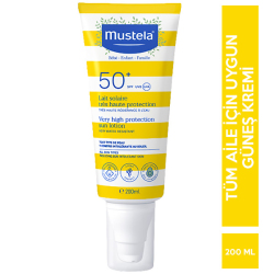 Mustela - Mustela Very High Protection Sun Lotion Spf 50 200 ML Mustela - Mustela Very High Protection Sun Lotion Spf 50 200 ML