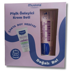 Mustela Set - Vitamin Barrier 1-2-3 Pişik Önleyici Krem 100 gr + 20 gr Hediyeli - Mustela