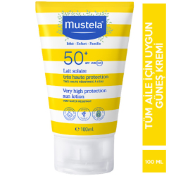 Mustela - Mustela Very High Protection Sun Lotion Spf 50 100 ML Çocuklar için Güneş Kremi Mustela - Mustela Very High Protection Sun Lotion Spf 50 100 ML Çocuklar için Güneş Kremi