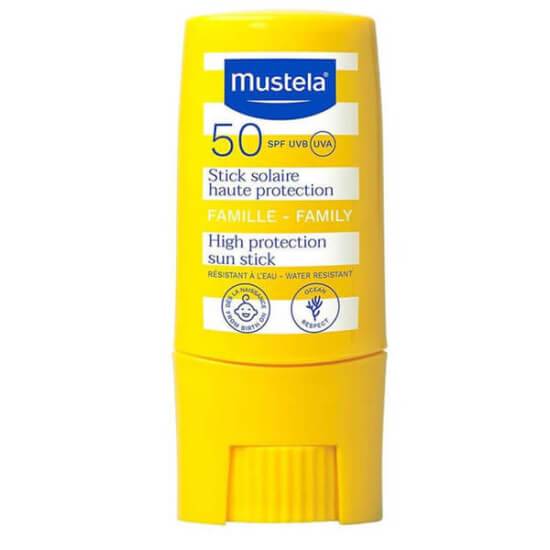 Mustela Very High Protection Sun Stick SPF 50 9 ml güneş koruyucu stick avokado yağı E vitamini UVA UVB yüksek koruma- 1
