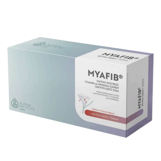  Myafib Safran Ekstresi, 5-Htp, Vitamin ve Mineraller İçeren 60 Tablet - 1