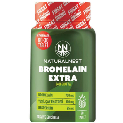 Naturalnest Bromelain Extra 60+30 Tablet - Naturalnest