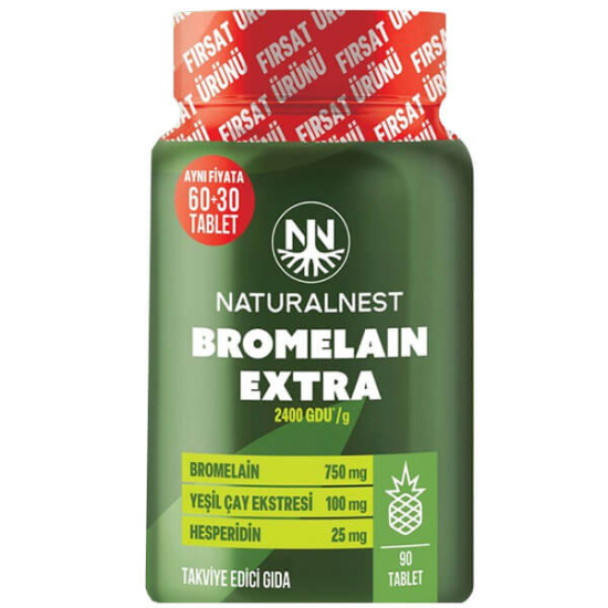  Naturalnest Bromelain Extra 60+30 Tablet - 1