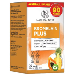 Naturalnest Bromelain Plus 90 Kapsül - Naturalnest