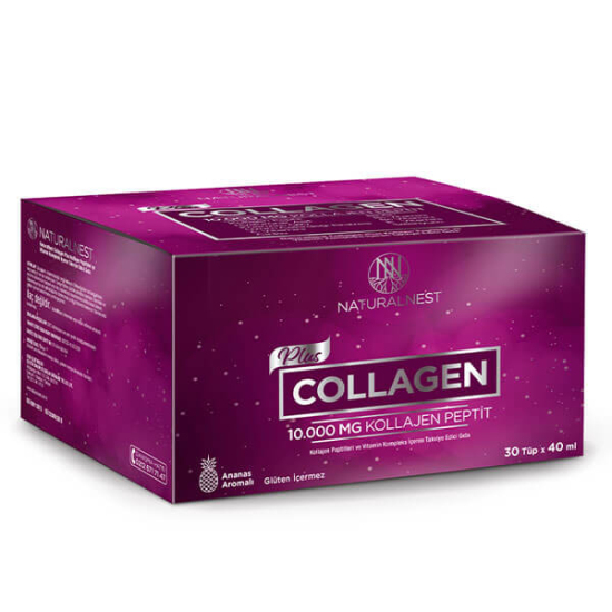  Naturalnest Collagen Plus Kollajen Peptitleri ve Vitamin Kompleks 30 x 40 ml - 1