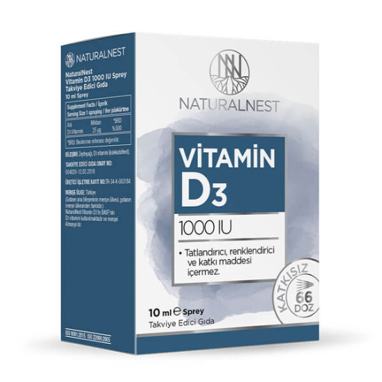  Naturalnest D3 1000 IU Sprey 10 ml - 1