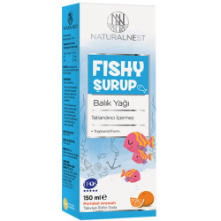 Naturalnest Fishy Şurup 150 ml Portakal Aromalı Balık Yağı - Naturalnest