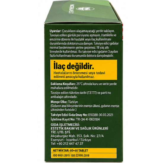 Naturalnest Glucosamine Chondroitin 60 Tablet 2 li Paket - 3