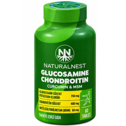 Naturalnest Glucosamine Chondroitin Curcumin MSM 60 Tablet - Naturalnest