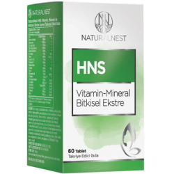 Naturalnest HNS Vitamin Mineral Bitkisel Ekstre 60 Tablet - Naturalnest