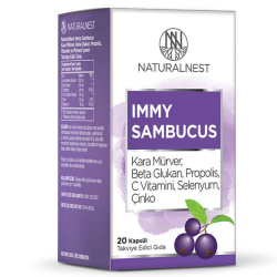 Naturalnest Immy Sambucus 20 Kapsül - Naturalnest