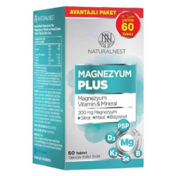 Naturalnest Magnezyum Plus 60 Tablet - Naturalnest