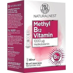 Naturalnest - Naturalnest Methyl B12 Sprey 10 ML Dilaltı Sprey Naturalnest - Naturalnest Methyl B12 Sprey 10 ML Dilaltı Sprey