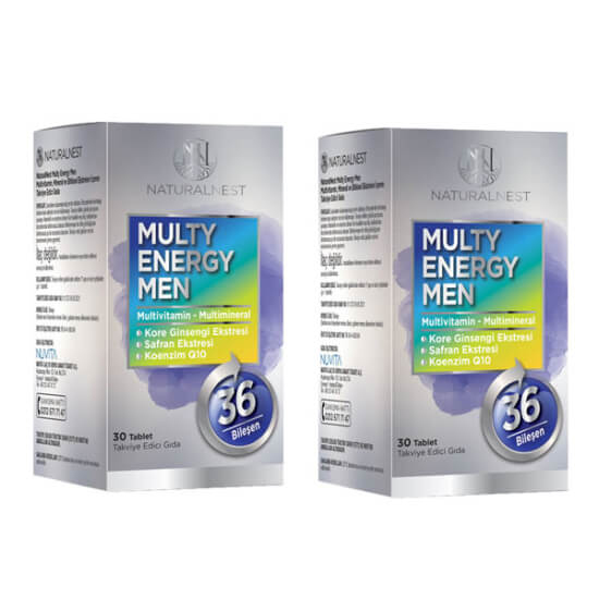  Naturalnest Multivitamin Men 30 Tablet - İkincisi %50 İndirimli - 1