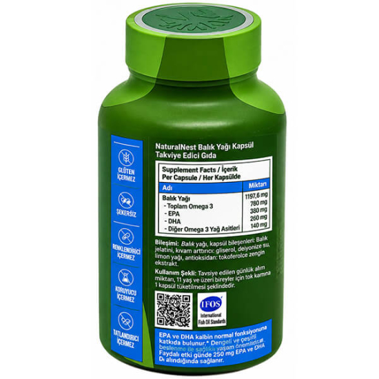Naturalnest Omega 3 Balık Yağı 60 Kapsül - 2