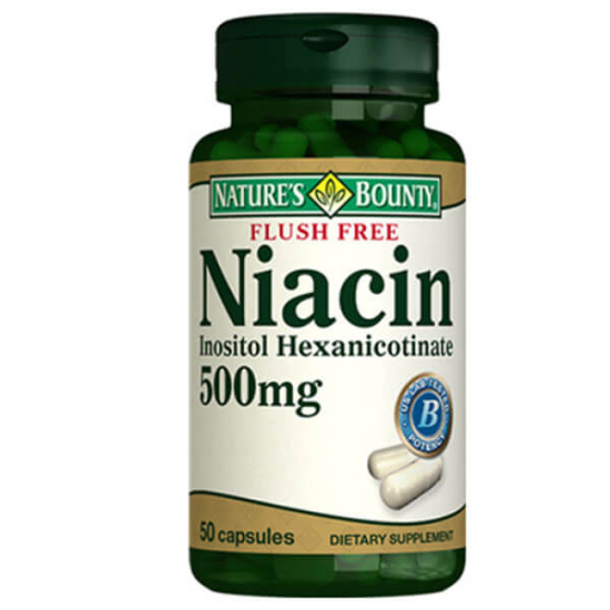  Natures Bounty Flush Free Niacin 500 mg 50 Kapsül - 1