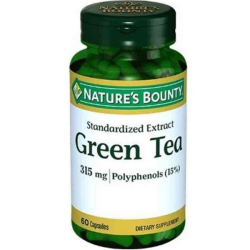 Nature's Bounty Green Tea 315 mg 60 Kapsül Yeşil Çay Yaprağı İçeren Gıda Takviyesi - Thumbnail