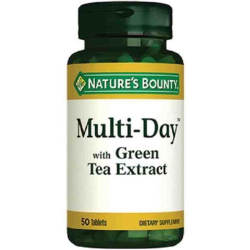 Nature s Bounty - Nature's Bounty Multi Day With Green Tea Extract 50 Tablet Nature s Bounty - Nature's Bounty Multi Day With Green Tea Extract 50 Tablet