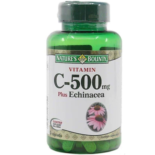 Nature's Bounty Vitamin C 500 mg Plus Echinacea 100 Tablet
