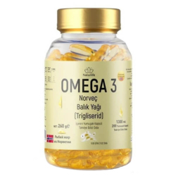 Naturlife Omega 3 Norveç Balık Yağı 200 Kapsül - Naturlife