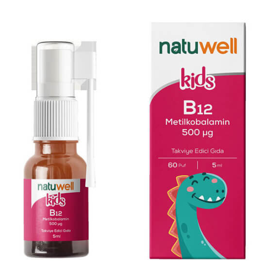  Natuwell Kids B12 Metilkobalamin 500 mcg 5 ml - 1