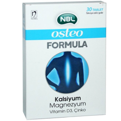 NBL - NBL Osteo Formula 30 Tablet Kalsiyum Takviyesi NBL - NBL Osteo Formula 30 Tablet Kalsiyum Takviyesi