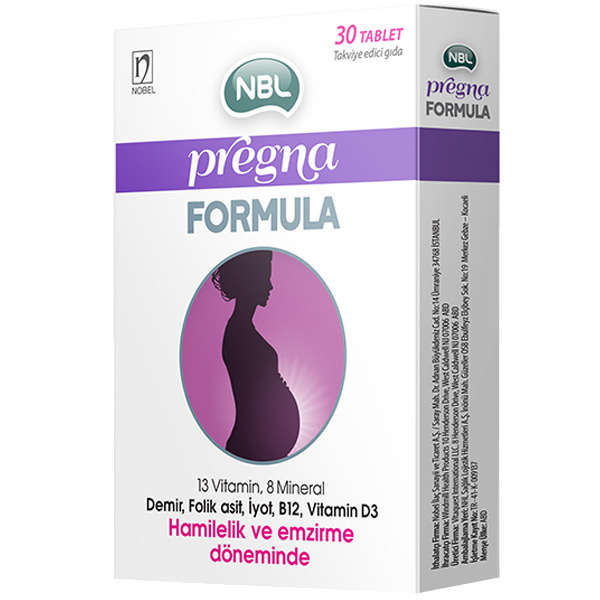 NBL Pregna Formula 30 Tablet Multivitamin