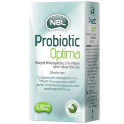 NBL Probiotic Optima Çiğneme 30 Tableti Probiyotik Takviyesi - Thumbnail