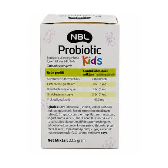 NBL Probiyotik Kids 30 Tablet - 3