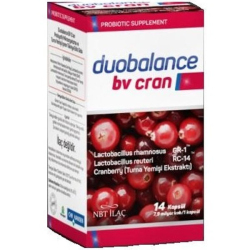 Nbt İlaç - NBT Life Duobalance BV Cran 14 Kapsül Nbt İlaç - NBT Life Duobalance BV Cran 14 Kapsül