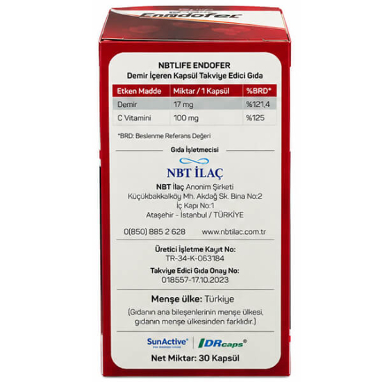 NBT Life Endofer 30 Kapsül - 2