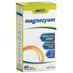 NBT Life Magnezyum P5P 60 Kapsül