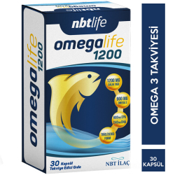 Nbt İlaç - NBT Life Omegalife 1200 mg 30 Kapsül Nbt İlaç - NBT Life Omegalife 1200 mg 30 Kapsül