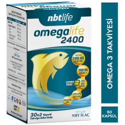 Nbt İlaç - NBT Life Omegalife 2400 mg 60 Kapsül Nbt İlaç - NBT Life Omegalife 2400 mg 60 Kapsül