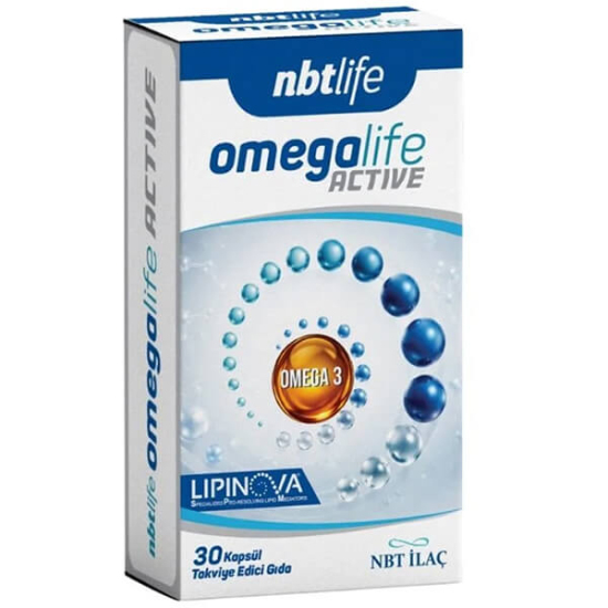  NBT Life Omegalife Active 30 Kapsül - 1