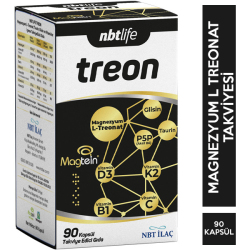 Nbt İlaç - Nbt Life Treon 90 Kapsül Magnezyum L Treonat Takviyesi Nbt İlaç - Nbt Life Treon 90 Kapsül Magnezyum L Treonat Takviyesi