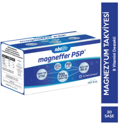 Nbt İlaç - NBT Life Magneffer P5P 30 Stik Saşe Magnezyum Takviyesi Nbt İlaç - NBT Life Magneffer P5P 30 Stik Saşe Magnezyum Takviyesi