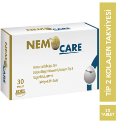Edis Pharma - Edis Pharma Nemocare Yumurta Kabuğu Zarı 30 Tablet Edis Pharma - Edis Pharma Nemocare Yumurta Kabuğu Zarı 30 Tablet